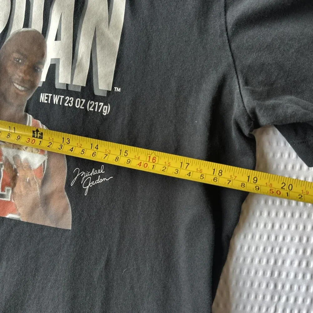 Jordan T-Shirt Men's M Black Graphic Michael Jordan Cotton DV9434-010 S228